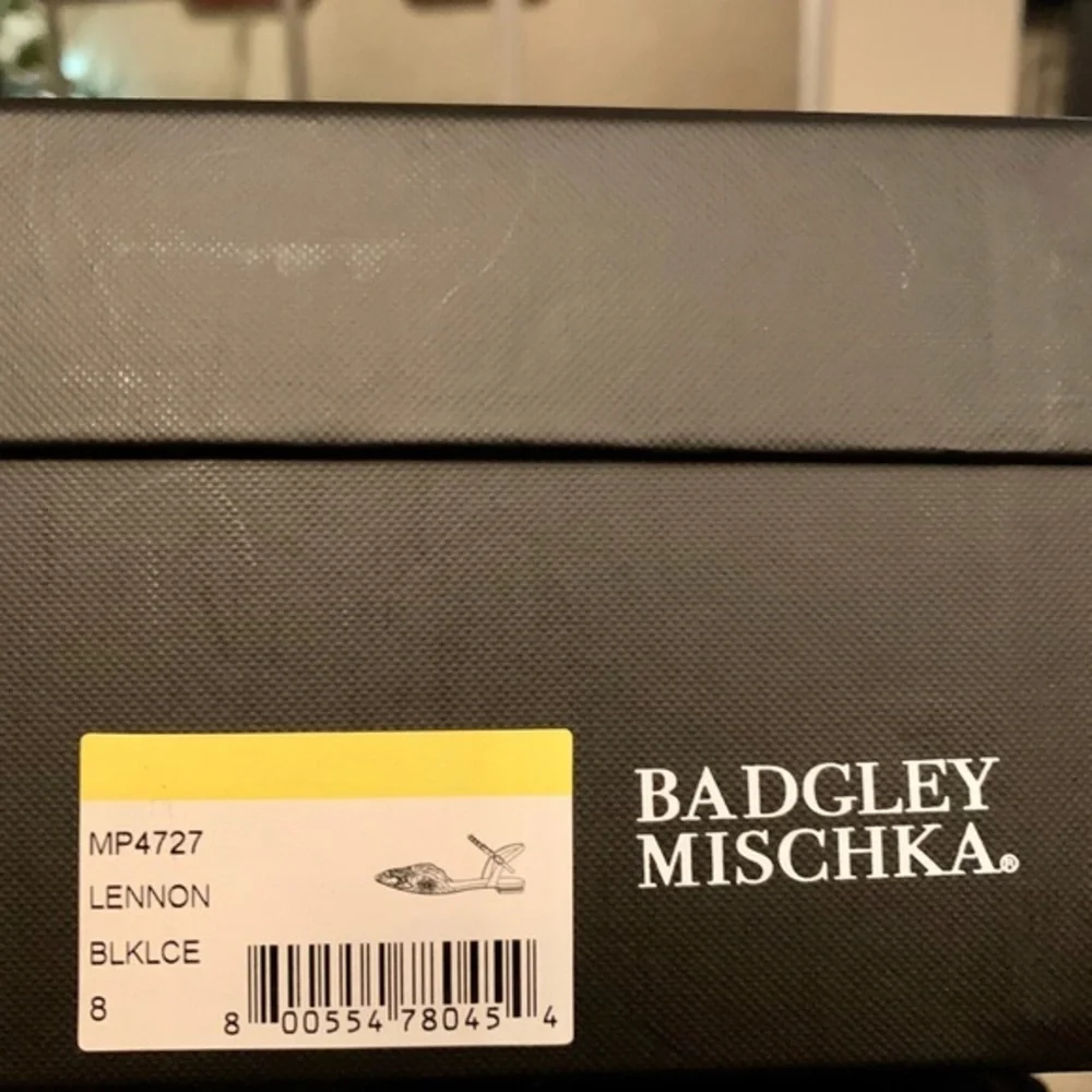 Badgley Mischka Lennon Embellished Skimmer Flat